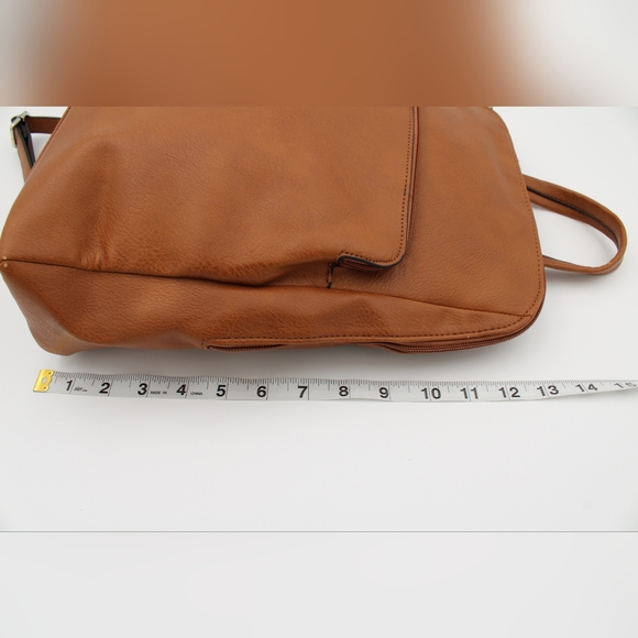 SevenDays Lifestyle & Dreams Brown Vegan Leather Backpack - Picture 5 of 11